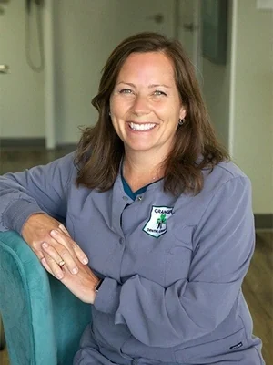 Carol, dental hygienist at Granger Dental Group.
